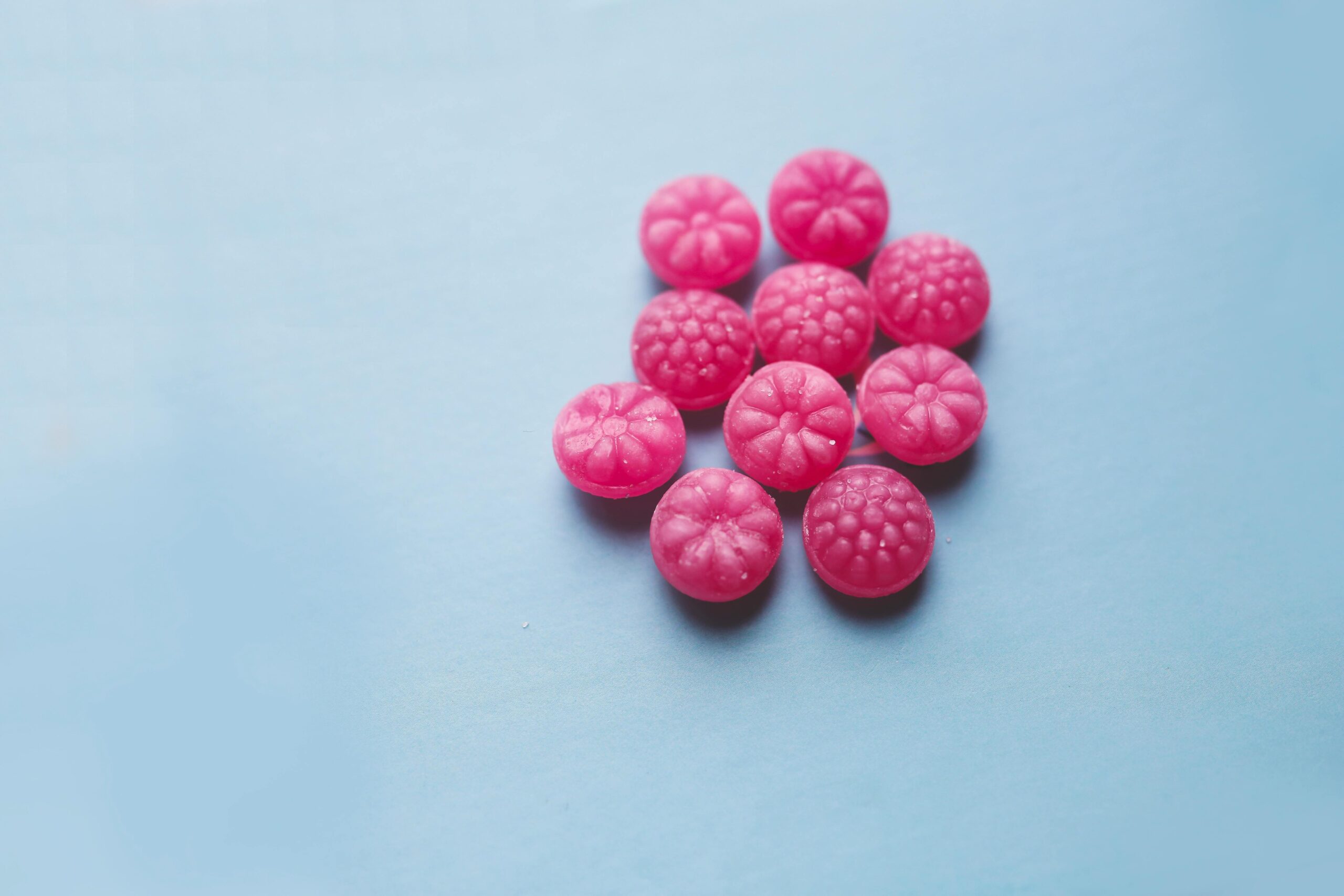 bonbon rubis de framboise